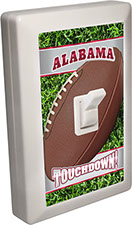 Alabama City - State Football 6 LED Night Light Wall Switch with Touchdown