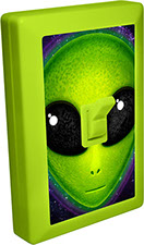 Alien Head 6 LED Night Light Wall Switch