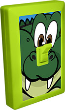 Alligator Cartoon LED Night Light Wall Switch Item 110580ANIMALTOON