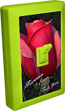 Forever & Ever, Truly Yours Valentine Tulip 6 LED Night Light Wall Switch Item 110580VALENTINE
