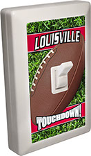 Louisville City - State Football 6 LED Night Light Wall Switch with Touchdown