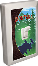 Montana Souvenir 6 LED Night Light Wall Switch
