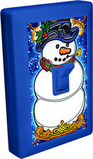 Christmas Snowman 6 LED Night Light Wall Switch Item 110580XMAS