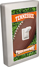 Tennessee Orange City - State Football 6 LED Night Light Wall Switch with Touchdown