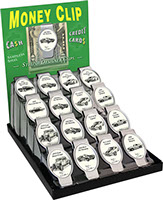 Dale Adkins Art Classic Cars Money Clip 16 pc Display