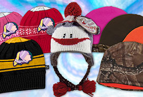 Apparel: HoleyHat, Sock Monkey Hat, Reversible Camo Hat