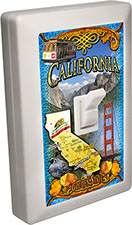 California Souvenir 6 LED Night Light Wall Switch