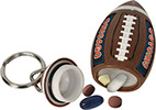 Chicago City Football Shape Pill Fob Key Ring