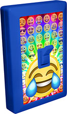 Emoji Head 6 LED Night Light Wall Switch of Joy with Tears