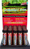 Energy Pix Toothpicks 25pc Brick Display infused with Caffeine, B-12, & Cinnamon, Peppermint, & Spearmint Flavors. Zero Sugar, Zero Calories