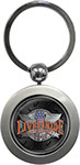 Biker Live To Ride Acrylic Zinc Round Keychain