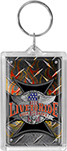 Biker Live To Ride Acrylic Frame Keychain