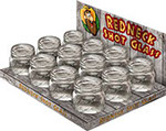 Redneck Mason Jar Shot Glass Display 12 pc